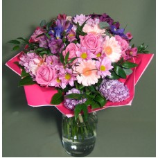 Greeting - in pink XL